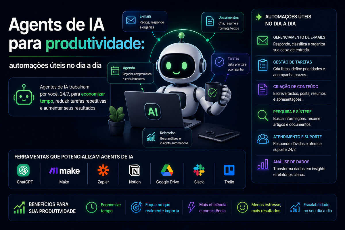 Agentes de IA e produtividade