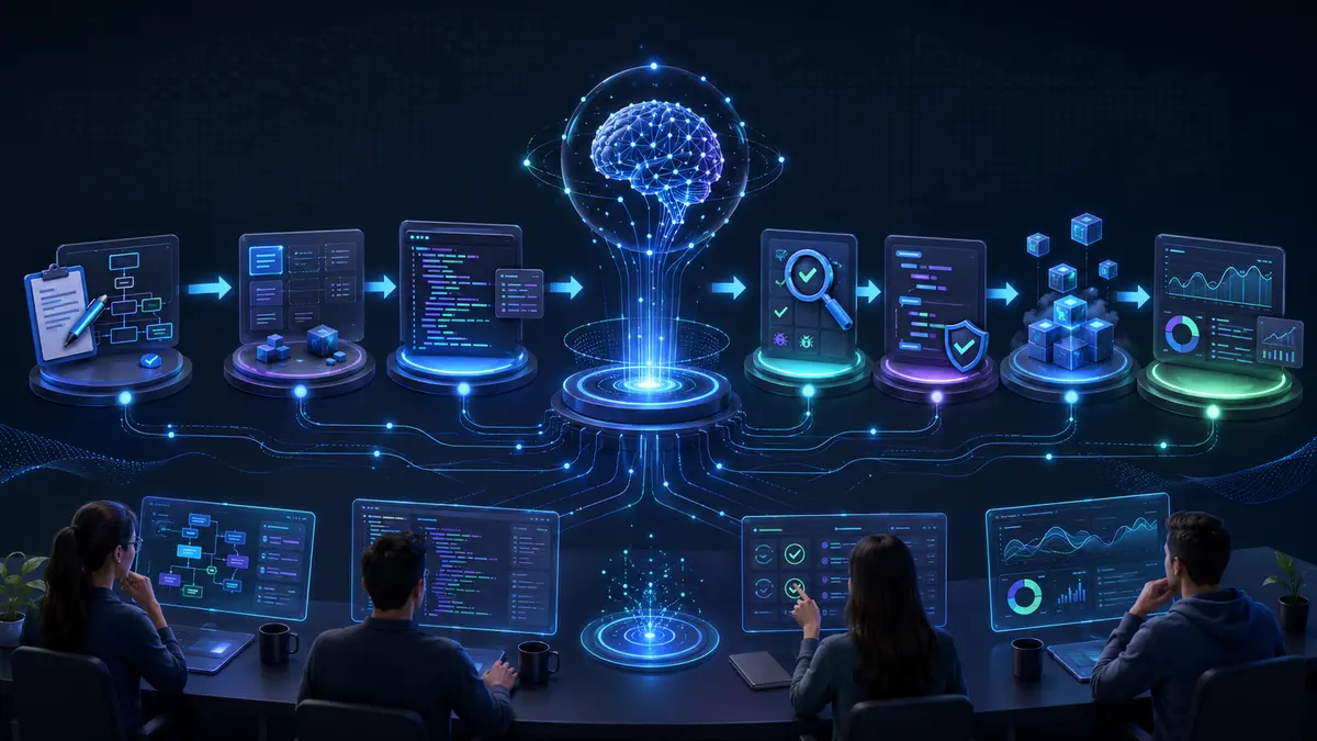 Etapas do desenvolvimento de software apoiadas por inteligência artificial