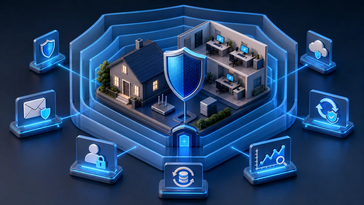 Defesa em camadas contra malware