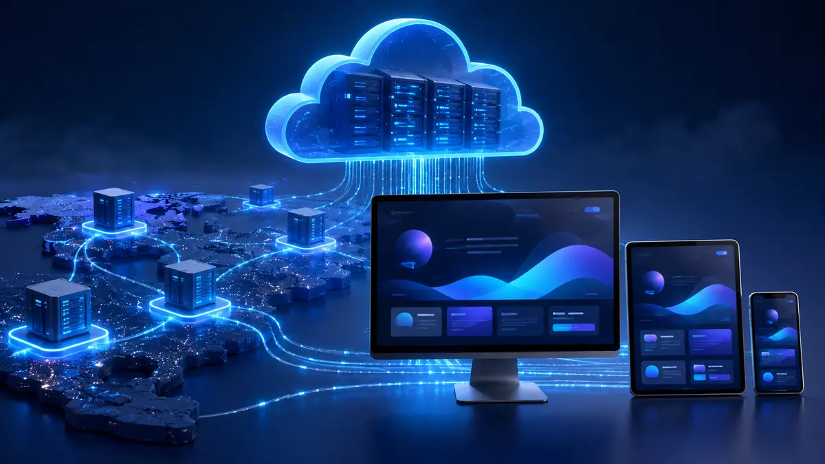 Aplicação web distribuída por infraestrutura em nuvem para diferentes dispositivos