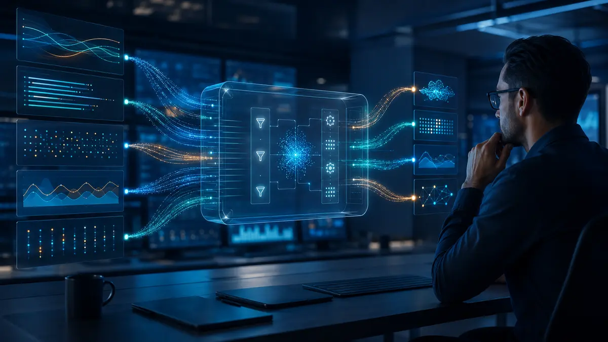Fluxos de telemetria processados e distribuídos por um coletor central