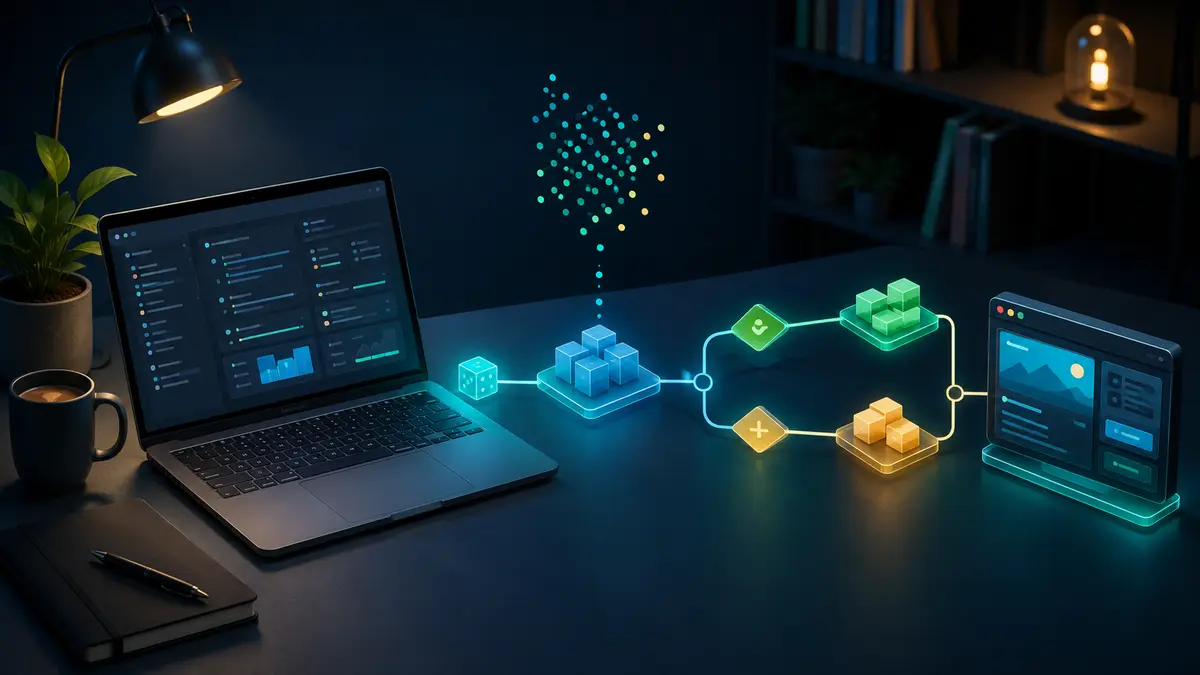 Ambiente de estudo conecta fundamentos de programação a uma pequena aplicação prática construída em etapas
